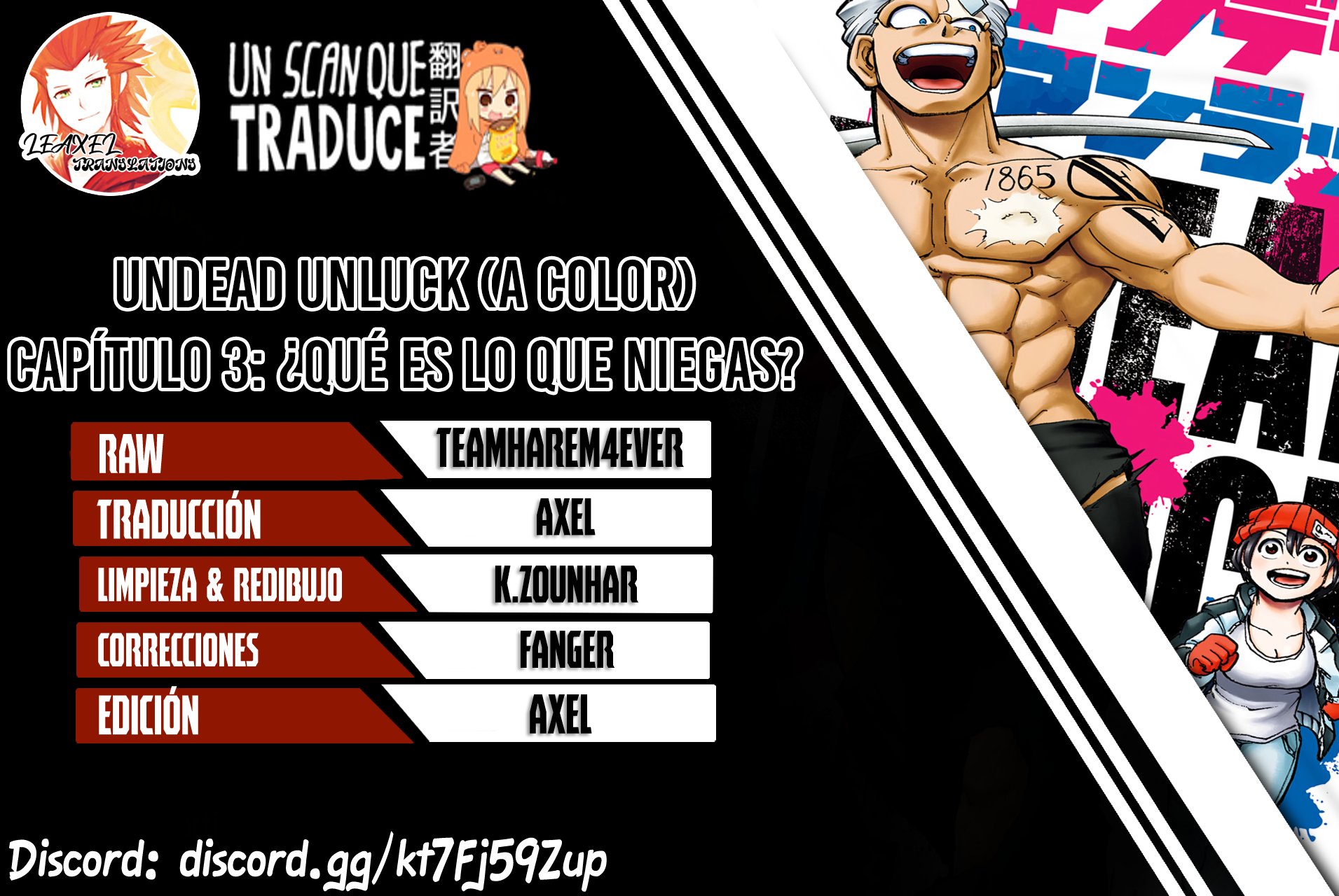 Read UNDEAD UNLUCK Full Color ES Manga Online