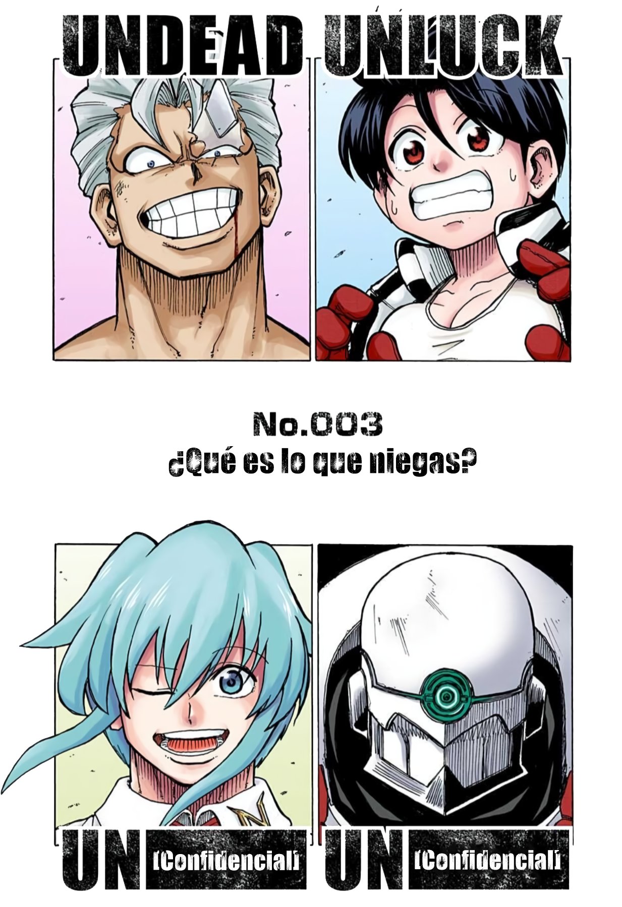 Read UNDEAD UNLUCK Full Color ES Manga Online