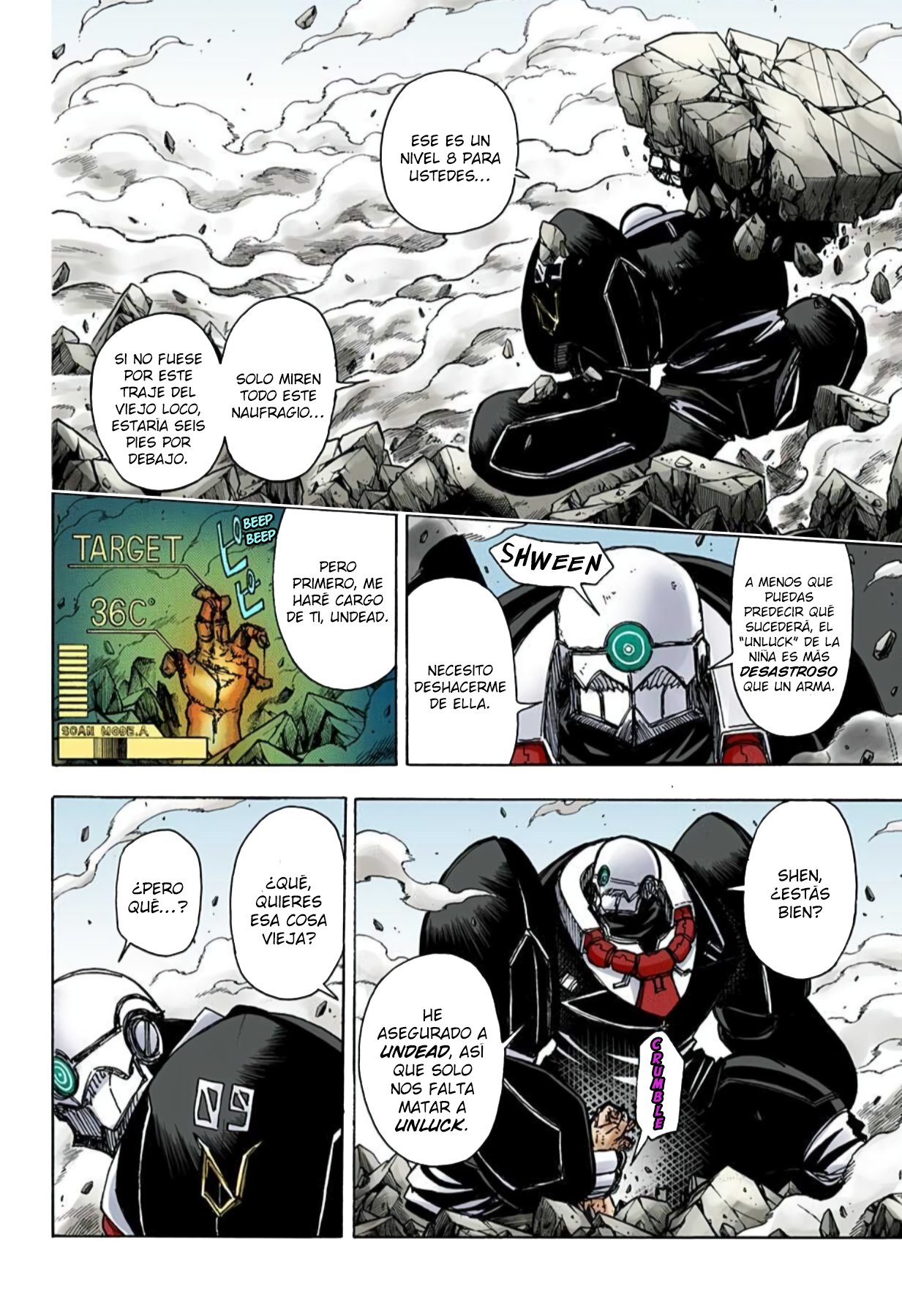 Read UNDEAD UNLUCK Full Color ES Manga Online