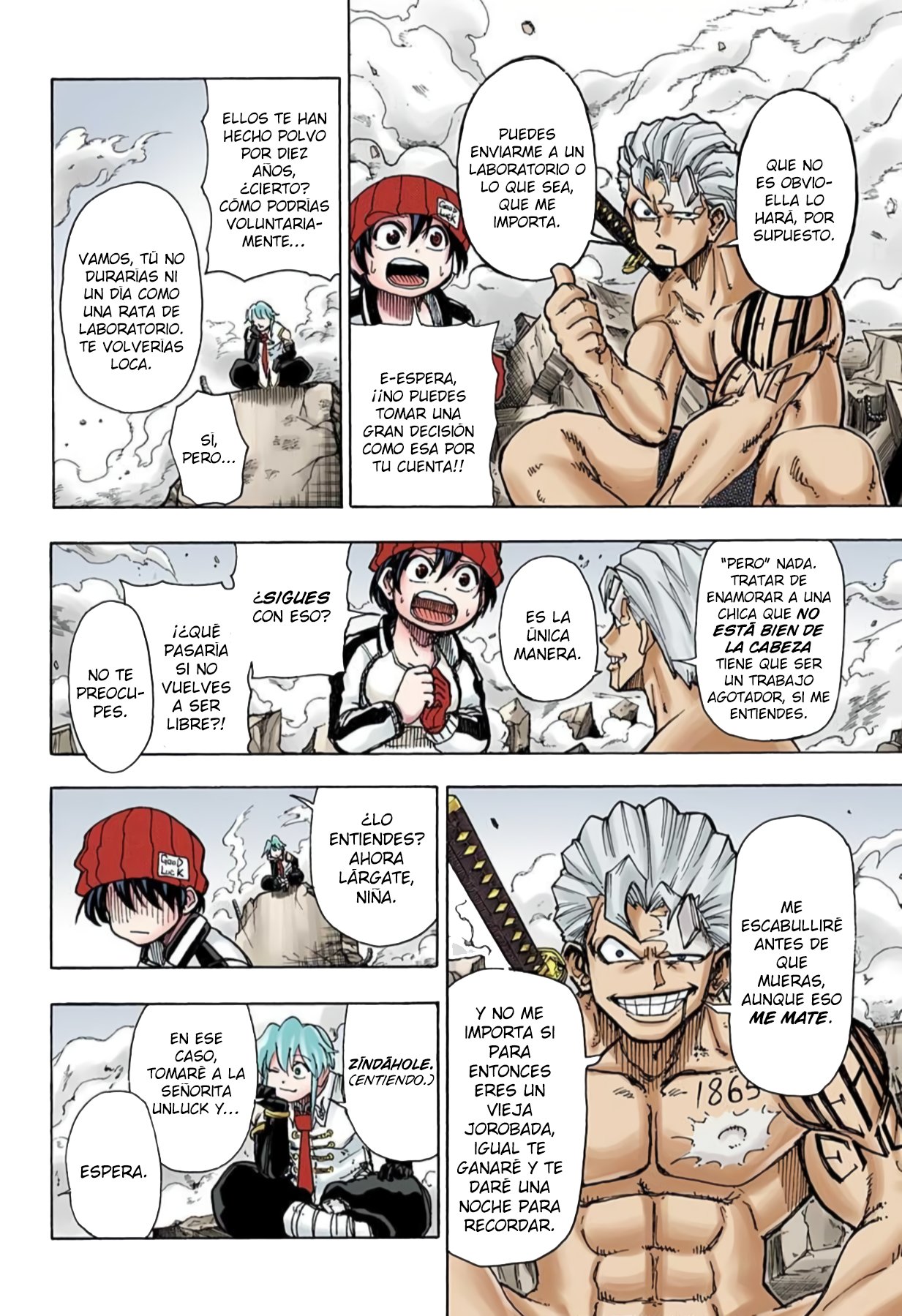 Read UNDEAD UNLUCK Full Color ES Manga Online