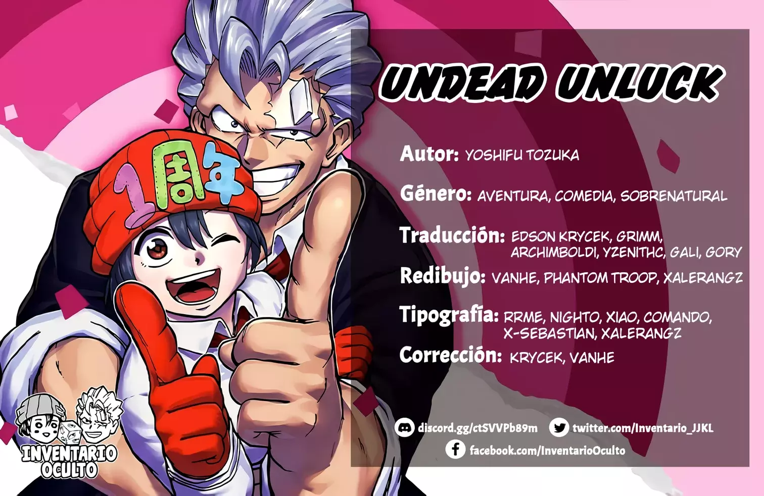Read UNDEAD UNLUCK Full Color ES Manga Online