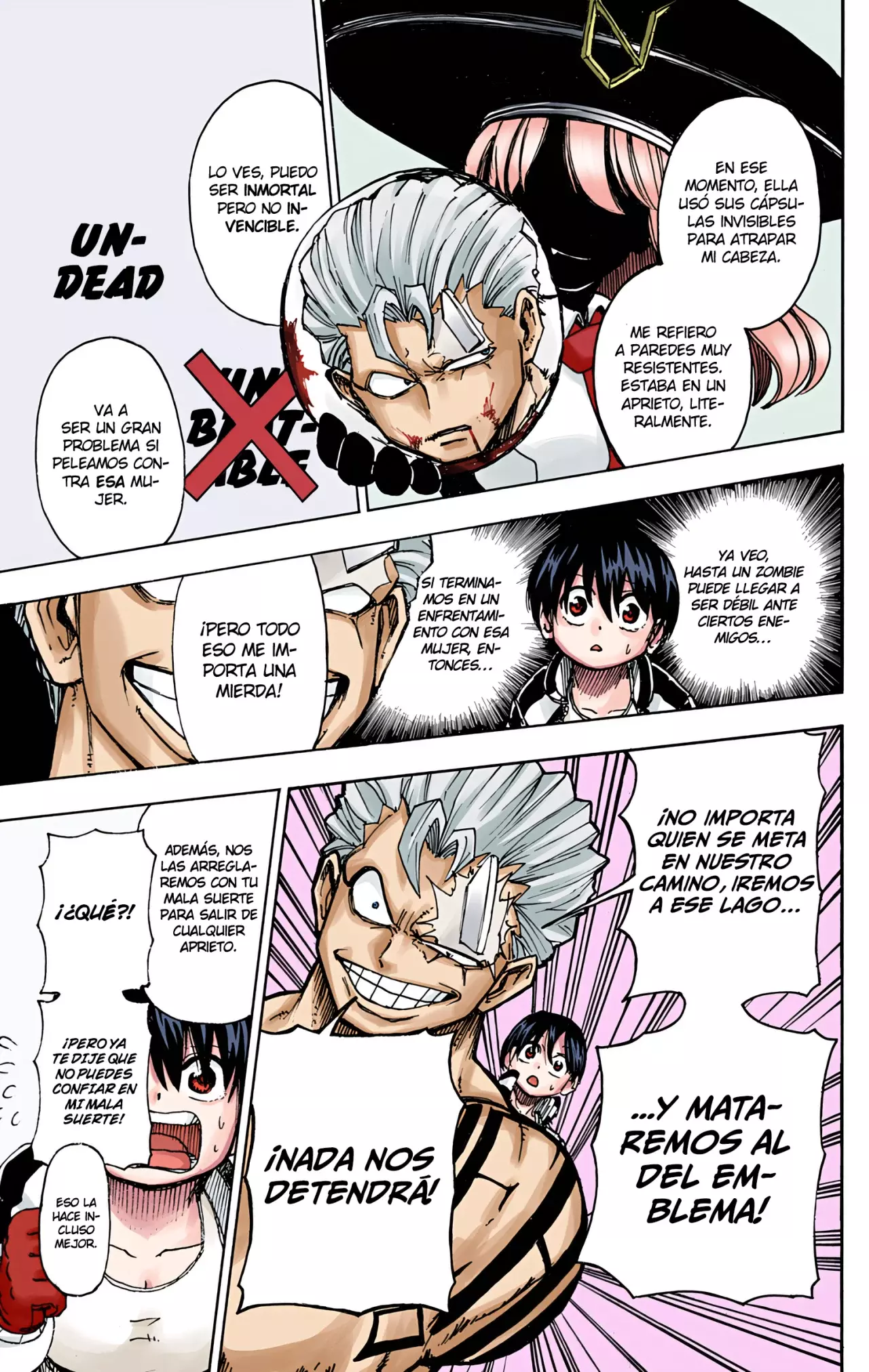 Read UNDEAD UNLUCK Full Color ES Manga Online