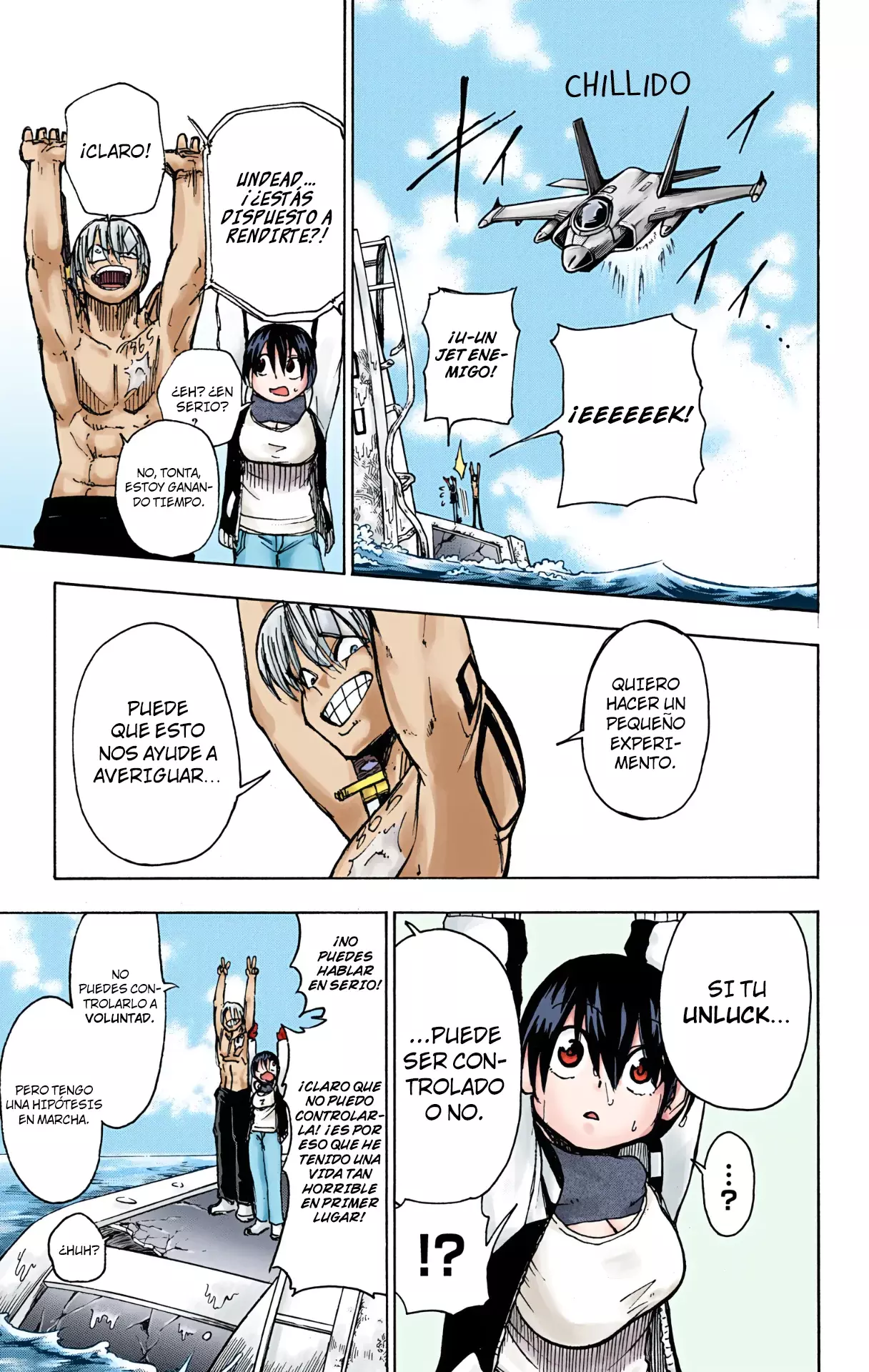 Read UNDEAD UNLUCK Full Color ES Manga Online