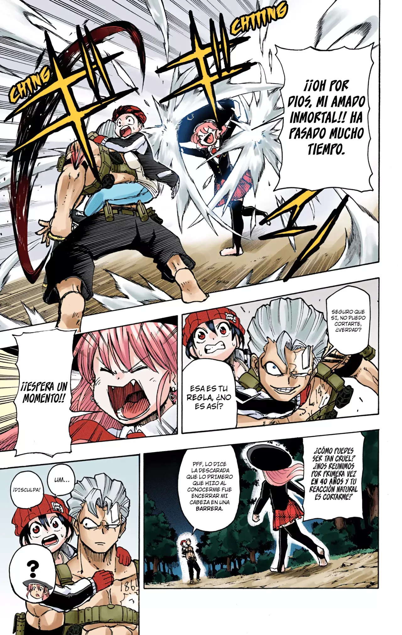Read UNDEAD UNLUCK Full Color ES Manga Online