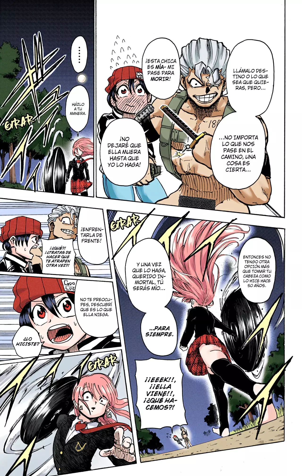 Read UNDEAD UNLUCK Full Color ES Manga Online