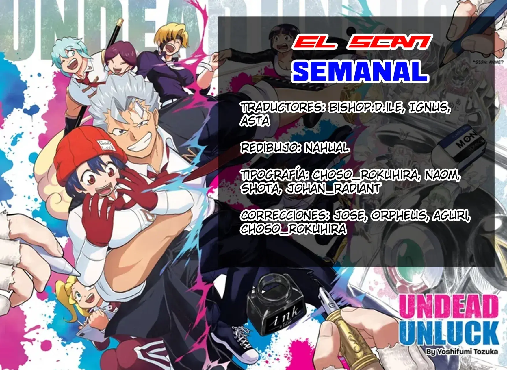 Read UNDEAD UNLUCK Full Color ES Manga Online