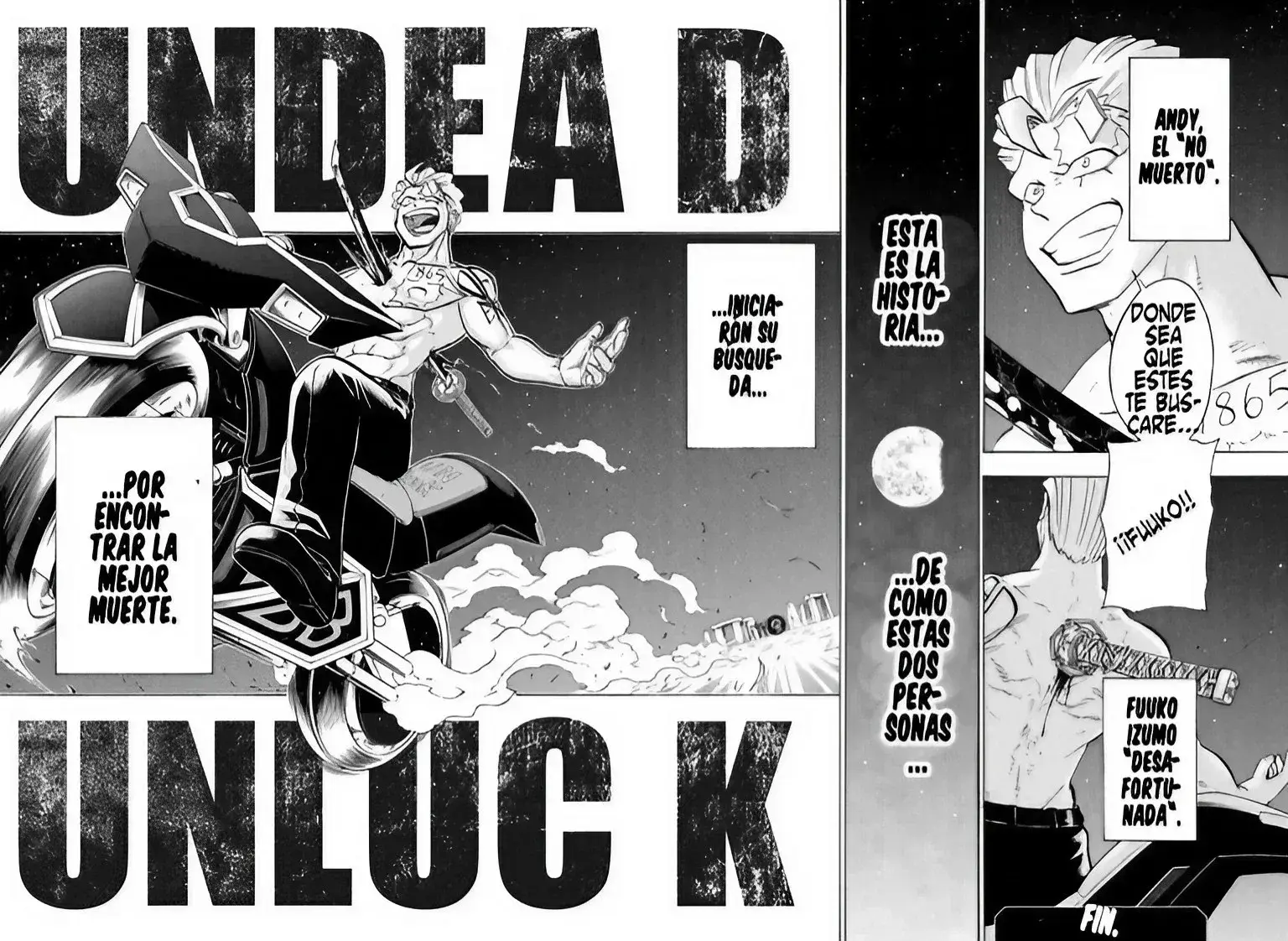 Read UNDEAD UNLUCK Full Color ES Manga Online