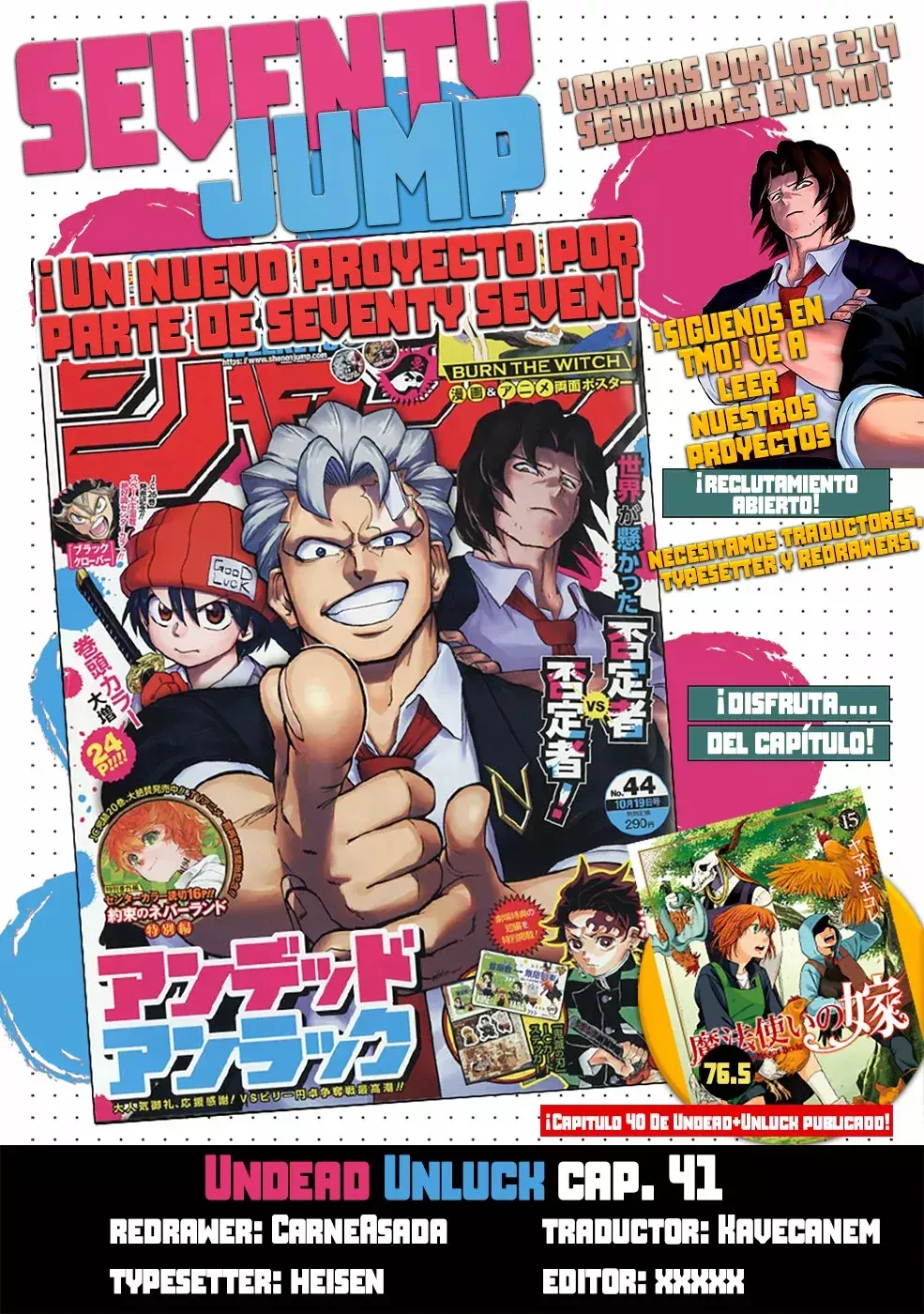 Read Undead Unluck ES Manga Online