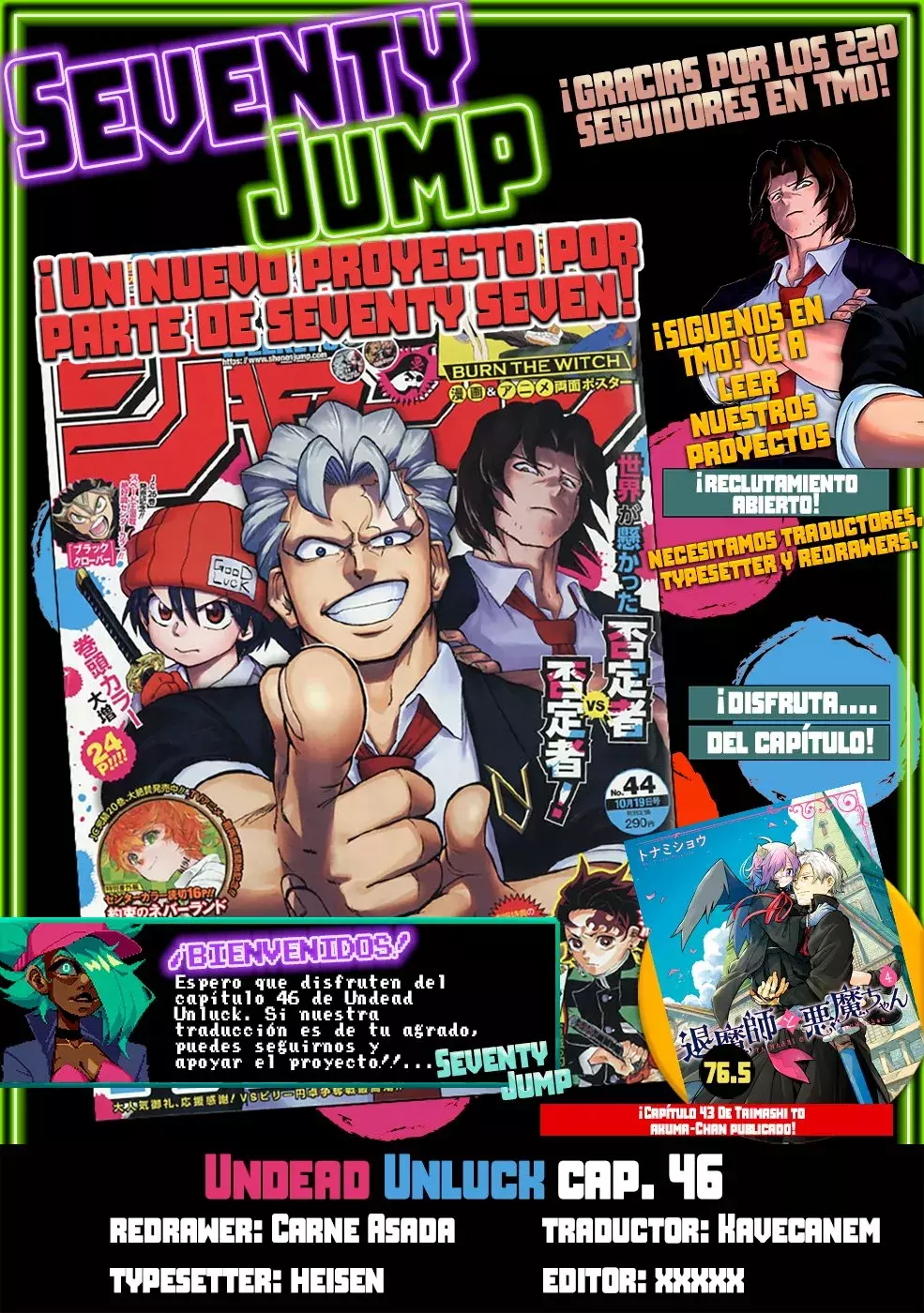 Read Undead Unluck ES Manga Online