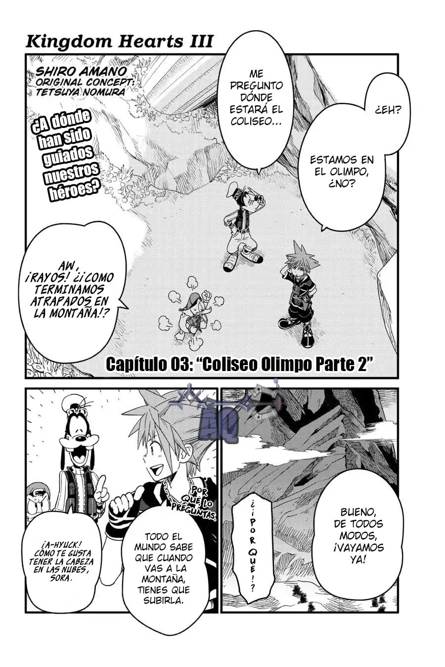 Read kingdom Hearts III ES Manga Online