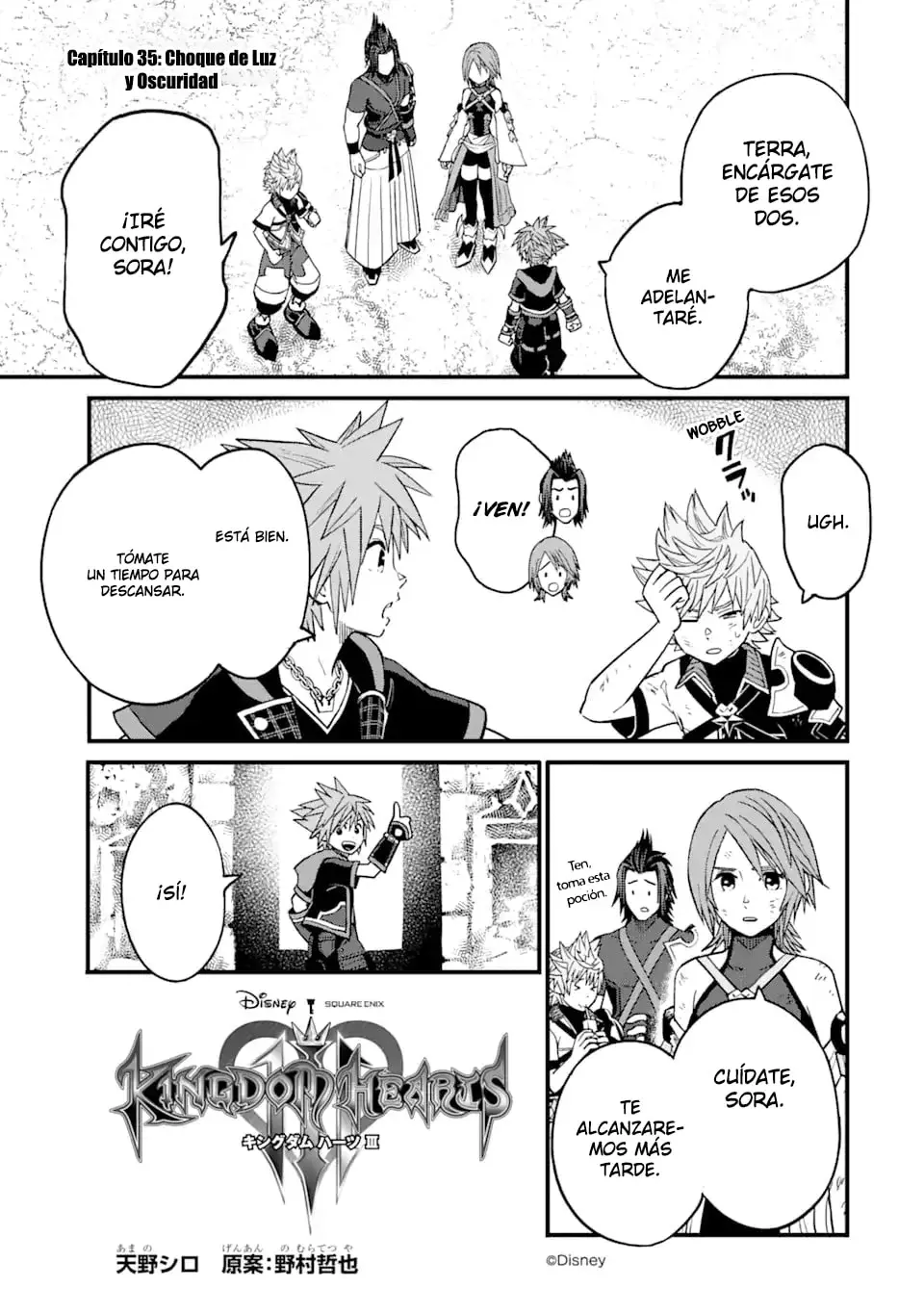 Read kingdom Hearts III ES Manga Online
